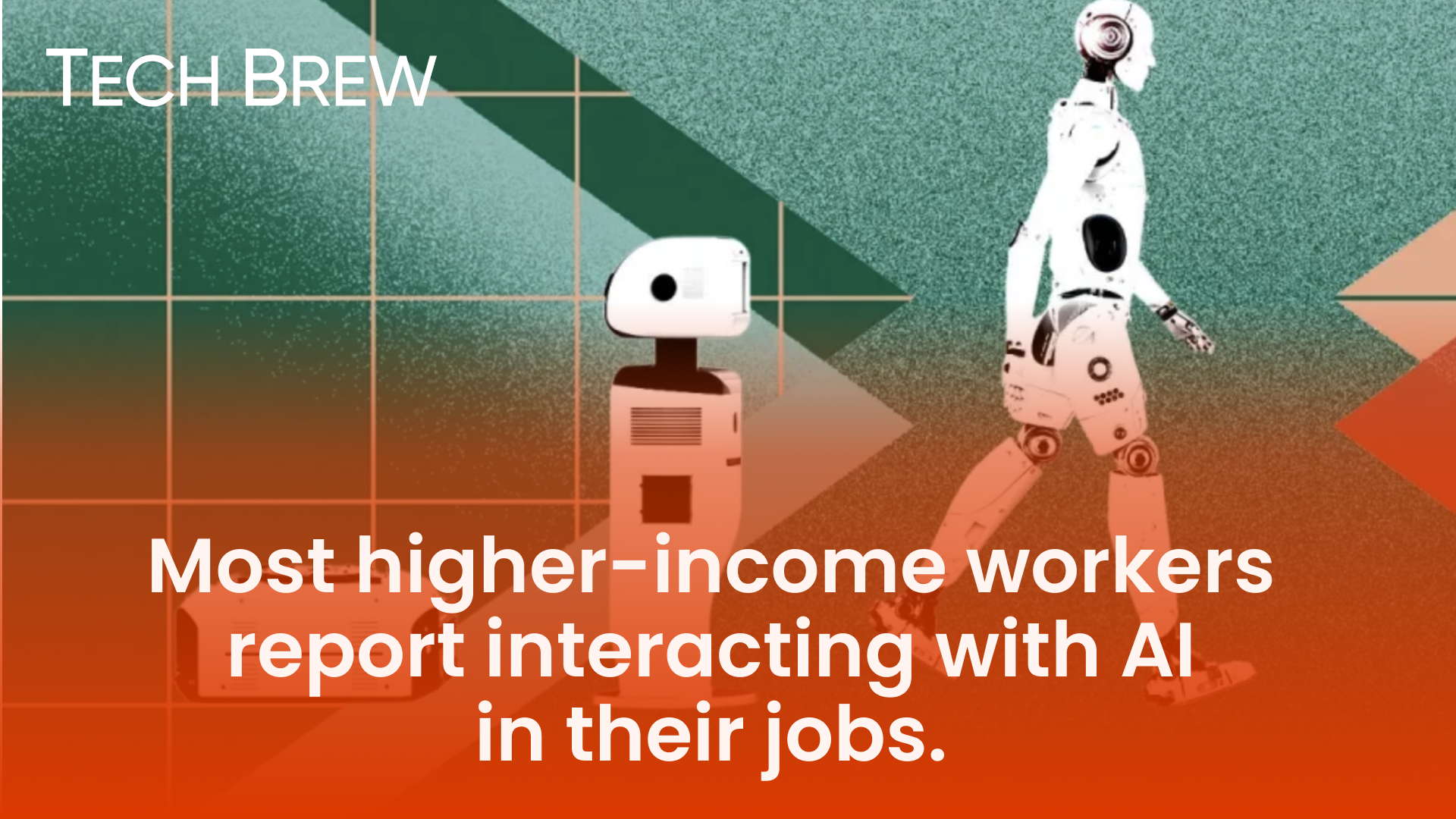 Most higher-income workers report interacting with AI in their jobs, survey says